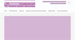 Desktop Screenshot of hospiz-bruchsal.de